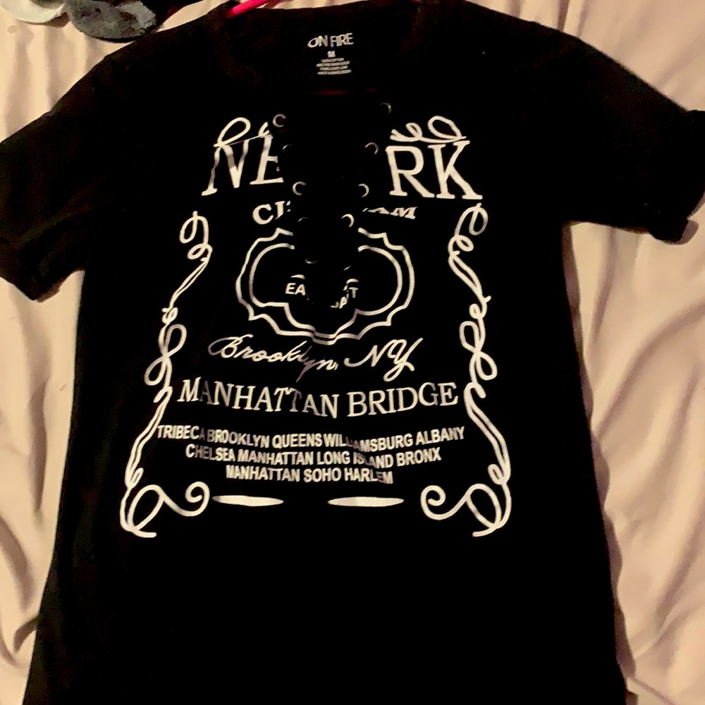 Black laced shirt